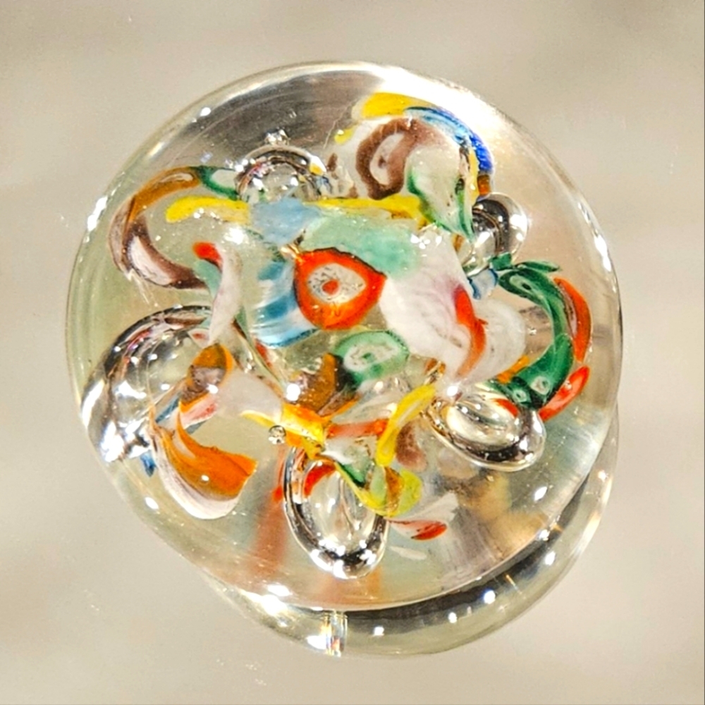 Hand Blown Whimsical Glass Paper Weight